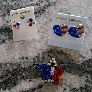 Nwt 4th of July earring bundle 🖤must bundle